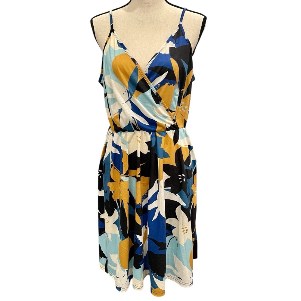 Styleword Multicolor Wrap Top Dress